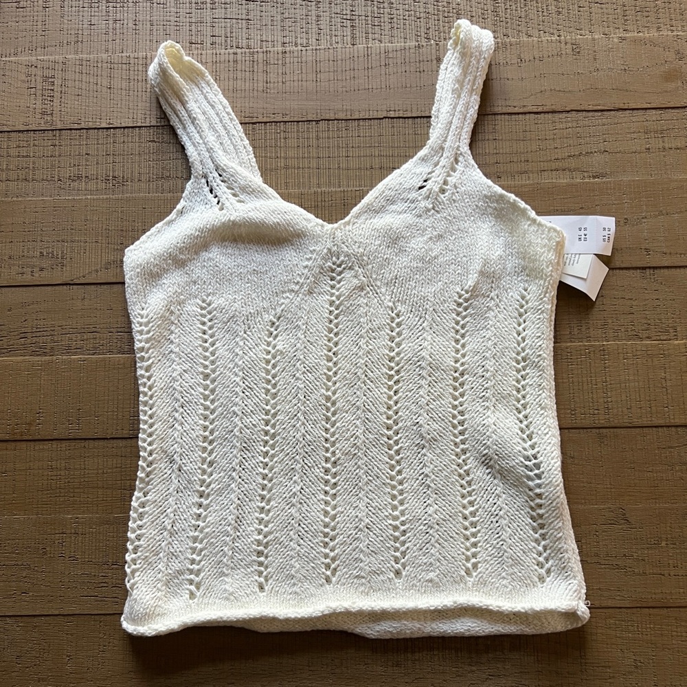 Abercrombie White Knit Top